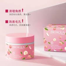 Bioaqua Peach Extract Exfoliating Gel Cream Smooth Radiant Skin Naturally