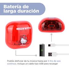 Hello Kitty Apple Collection TWS Earphones Model: YB065(Red)