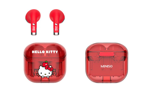 Hello Kitty Apple Collection TWS Earphones Model: YB065(Red)