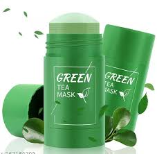 Green Tea Oil Control Clean Solid Mask Stick – Deep Cleansing, Hydrating, and Pore Tightening Facial Treatment