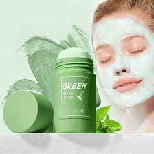 Green Tea Oil Control Clean Solid Mask Stick – Deep Cleansing, Hydrating, and Pore Tightening Facial Treatment